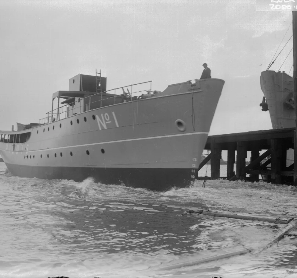 Wodowanie THPV Bembridge 1938